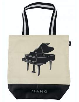 City shopper grand piano black/silver 40*42 (H)*13,5 cm