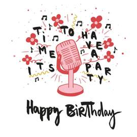 Servietten Happy Birthday