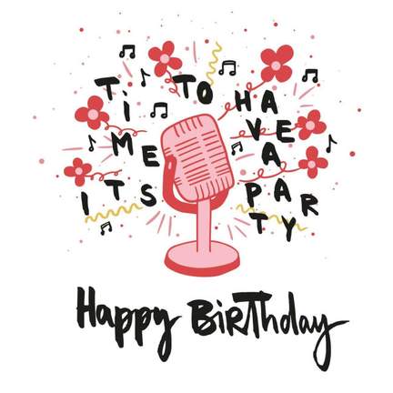 Servietten Happy Birthday