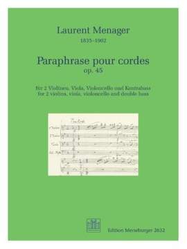 Menager, L: Paraphrase pour cordes op 45