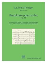 Menager, L: Paraphrase pour cordes op 45