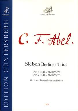 Abel, C F: 7 Berliner Trios 1+2