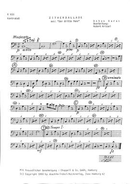 Karas, A: Zither Ballade
