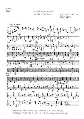 Karas, A: Zither Ballade