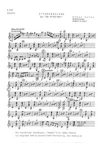 Karas, A: Zither Ballade