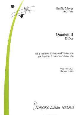 Mayer, E: Quintett 2 D-Dur