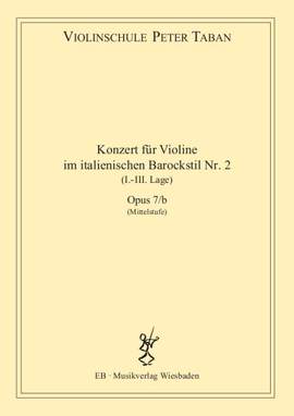Taban, P: Konzert im italienischen Barockstil 2 op 7b