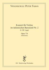 Taban, P: Konzert im italienischen Barockstil 2 op 7b