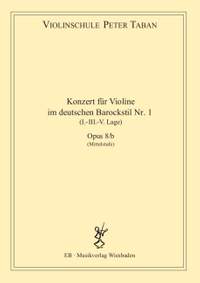 Taban, P: Konzert im deutschen Barockstil 1 op 8b