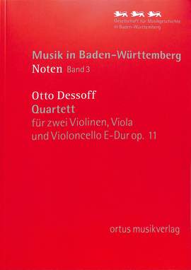 Dessoff, F O: Quartett E-Dur op 11 E major op. 11