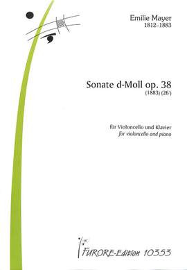 Mayer, E: Sonate d-moll op 38