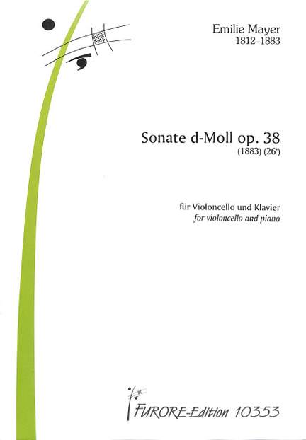 Mayer, E: Sonate d-moll op 38
