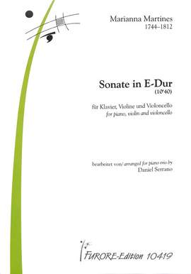 Martines, M: Sonate E-Dur