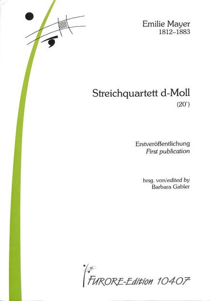 Mayer, E: Quartett d-moll