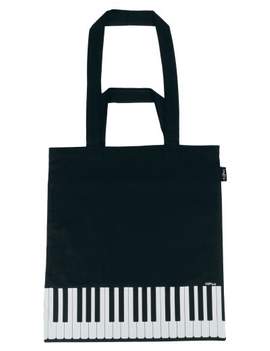 Tote bag keys black (printed on both sides) 37*40 cm H (2 IN 1)