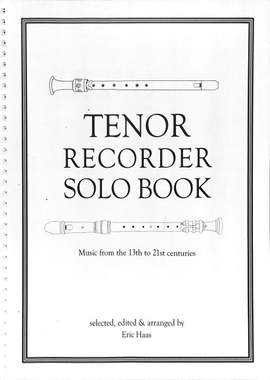 Tenor Recorder Solo Book