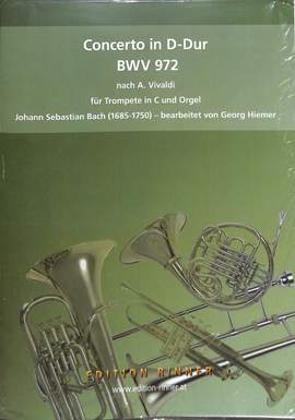 Bach, J S: Konzert D-Dur BWV 972 BWV 972