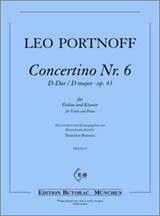 Portnoff, L: Concertino 6 D-Dur op 43