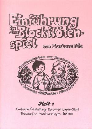 Feix, B: Einführung in das Blockflötenspiel 1