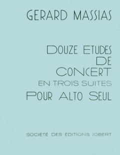 Massias, G: 12 etudes de concert en 3 suites