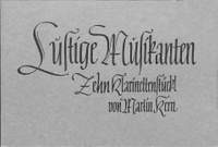 KERN, M: Lustige Musikanten