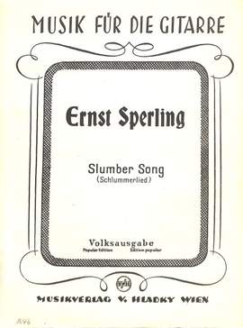 Sperling, E: Slumber Song - Schlummerlied