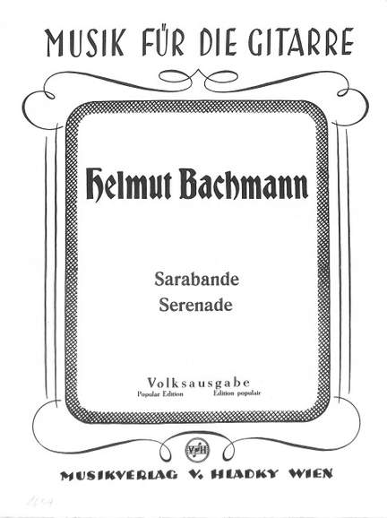Bachmann, H: Sarabande