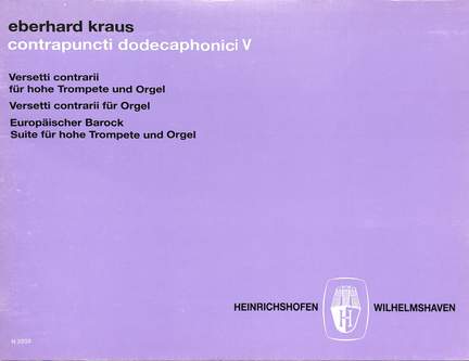 Kraus, E: Contrapuncti dodecaphonici 5