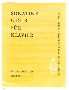 Schneider, W: Sonatine C-Dur op 57/1