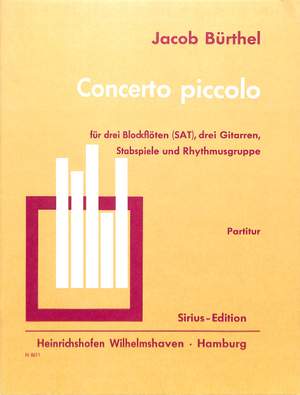 Buerthel, J: Concerto piccolo