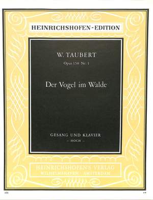 Taubert, W: Vogel im Walde op 158/5