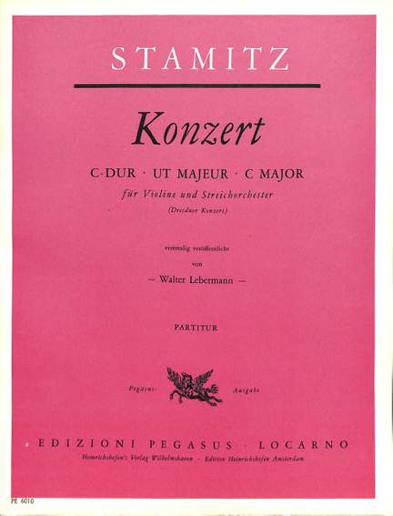 Stamitz, J: Konzert C-Dur