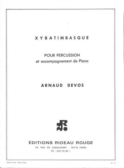 Devos, A: Xybatimbasque