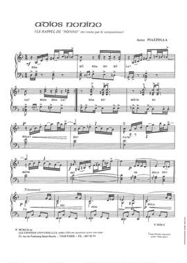 Piazzolla, A: Adios Nonino + Resurreccion