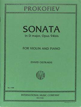 Prokofiev, S: Sonate 2 D-Dur op 94a D major