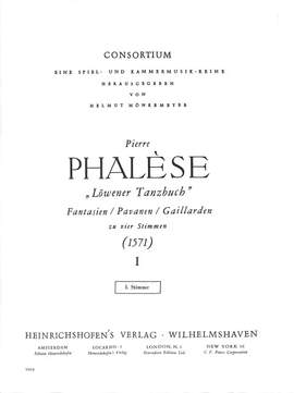 Phalèse, P: Löwener Tanzbuch 1