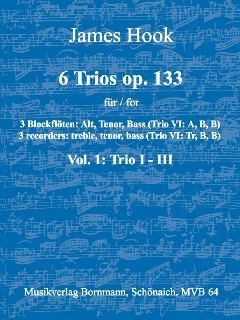Hook, J: 6 Trios op 133 Bd 1 (1-3)