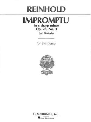 Reinhold, H: Impromptu Cis-Dur op 28/3
