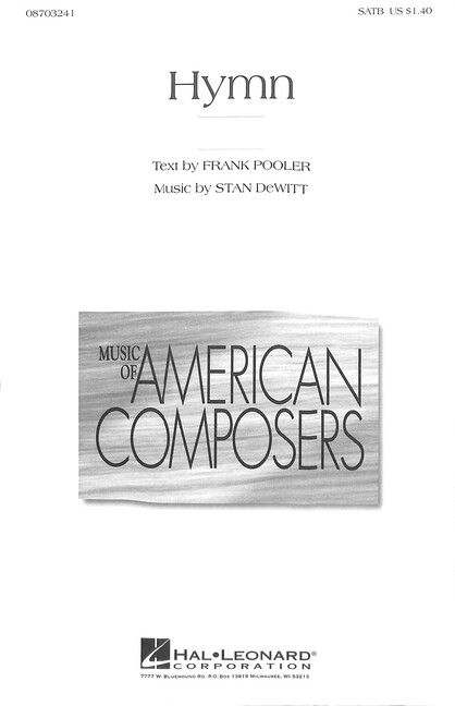 Dewitt, S: Hymn