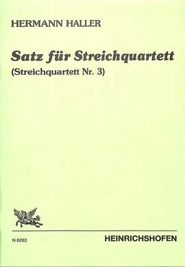 Haller, H: Satz für Streichquartett