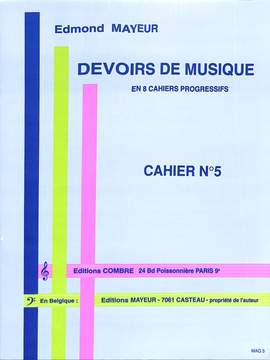 Mayeur, E: Devoirs de musique 5