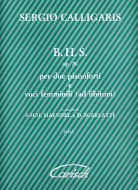 Calligaris, S: B H S Op 20 Su Musiche Di Bach Händel E Domenico Scarlatti