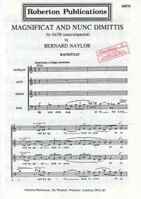 Naylor, B: Magnificat + Nunc dimittis