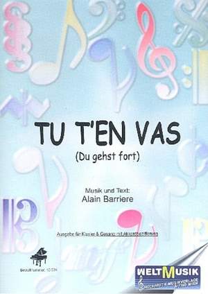 Barriere, A: Tu t'en vas (du gehst fort)
