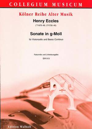 Eccles, H: Sonata Undecimo g minor