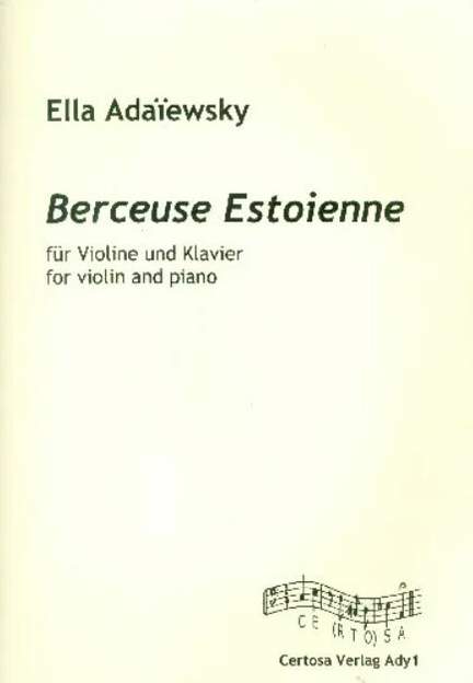 Adaiewsky, E: Berceuse Estoienne