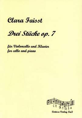 Faisst, C: Drei Stücke op. 7