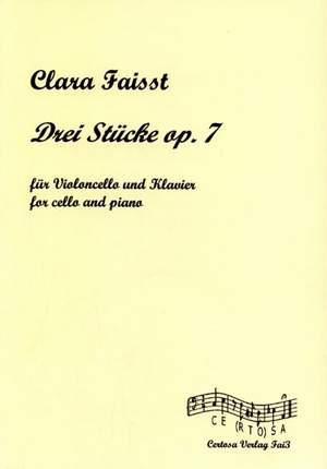 Faisst, C: Drei Stücke op. 7
