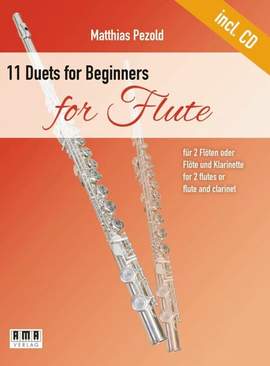 Petzold, M: 11 Duets for beginners for Flute