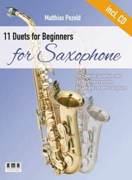 Petzold, M: 11 Duets for beginner for Saxophon